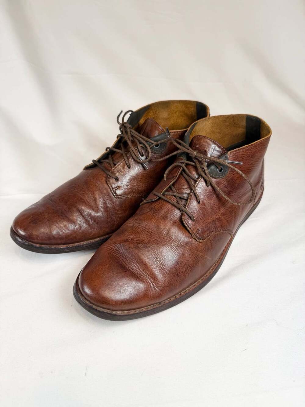 Timberland Mens Brown Leather Chukka Boots Size 9.5 Quiet Luxury Old Money Prepp